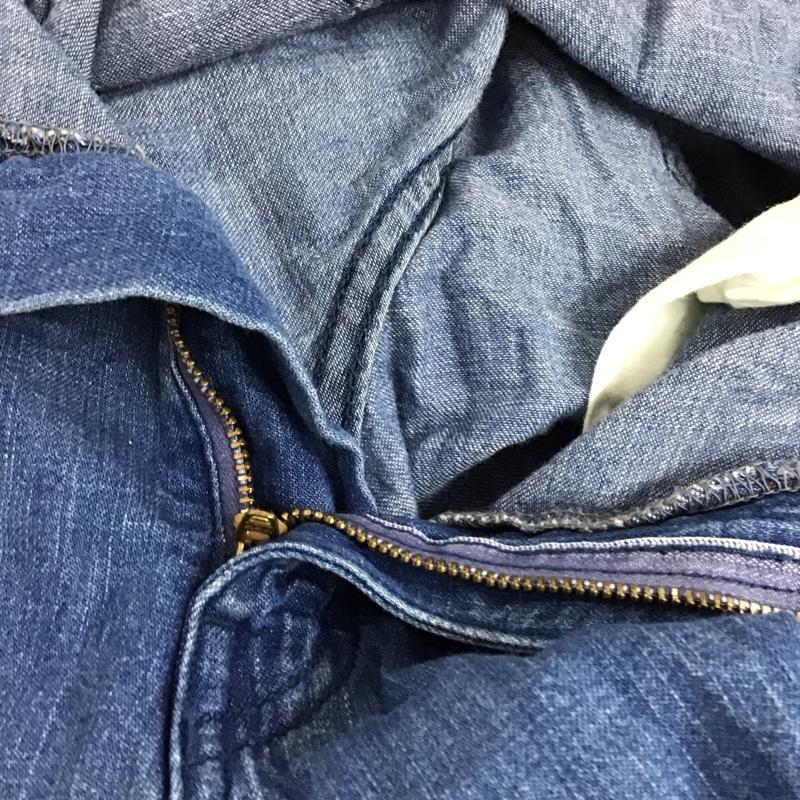 ニコアンド niko and... パンツ デニム、ジーンズ st63dl06sw ワイドパンツ L 無地 インディゴ / インディゴ /  レディース USED 古着 中古 10121195