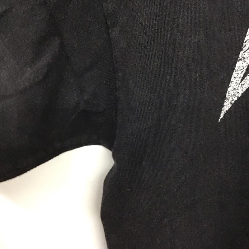 古着 USED Tシャツ 半袖 半袖カットソー プリントTシャツ クルーネックカットソー L プリント 黒 / ブラック /  メンズ USED 古着 中古 10143700
