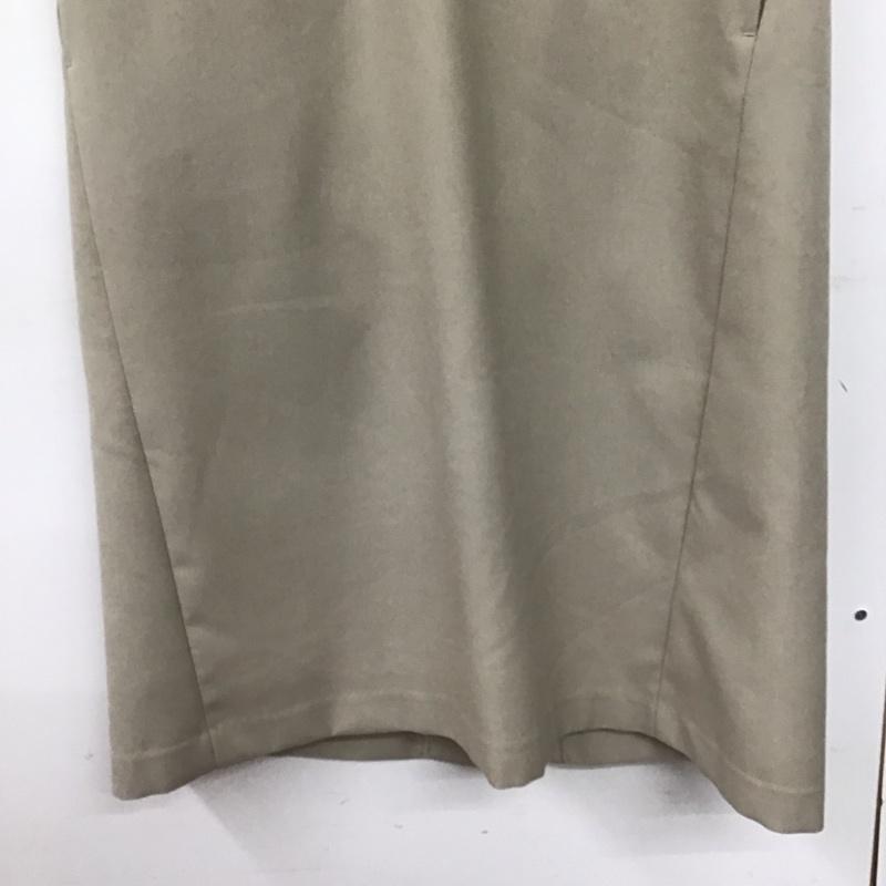 ミラオーウェン Mila Owen ワンピース ロングスカート 09WF0225039 Vネック 1 無地 ベージュ / ベージュ /  レディース USED 古着 中古 10146511