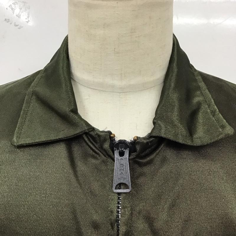 アルファインダストリー Alpha Industries ジャケット、上着 ジャンパー、ブルゾン ジップアップジャケット ジャンパー ジャケット カジュアルジャケット アウター 40 ロゴ、文字 カーキ / カーキ /  メンズ USED 古着 中古 10121463