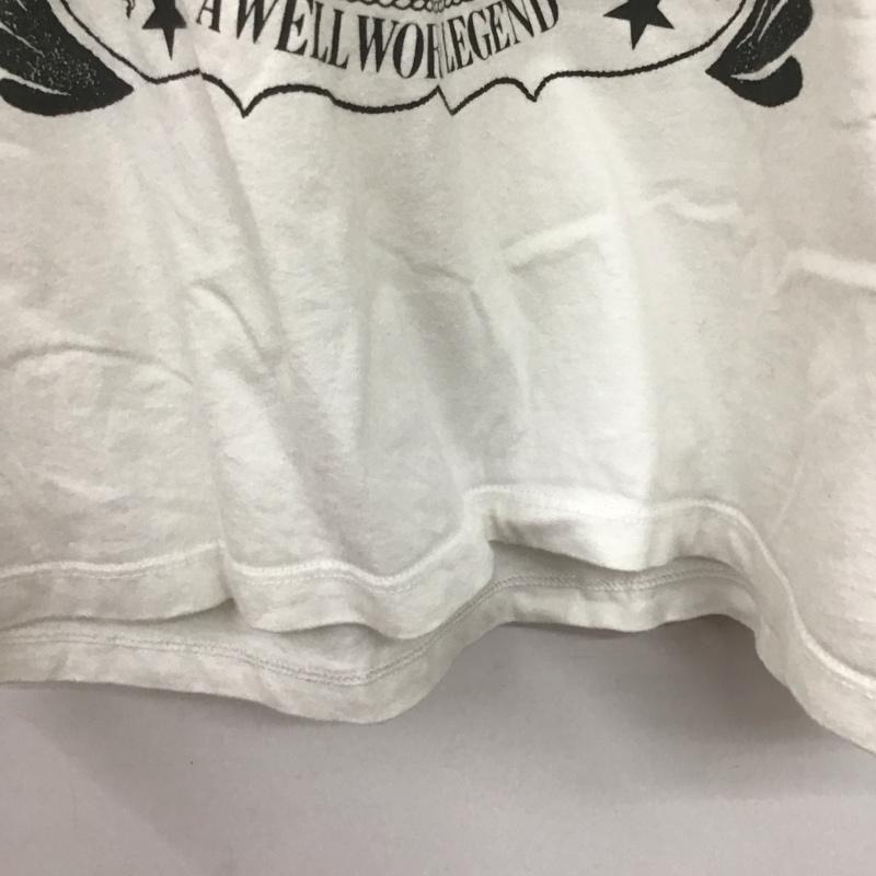 リーバイス Levi s Tシャツ 半袖 半袖カットソー プリントTシャツ クルーネックカットソー M プリント 白 / ホワイト /  メンズ USED 古着 中古 10150262