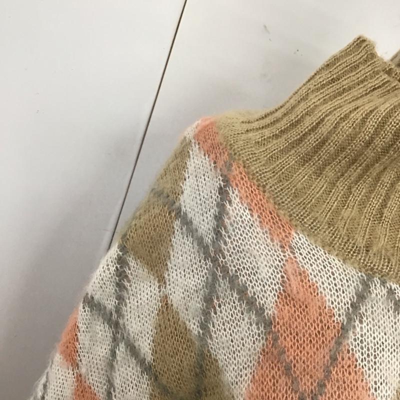 メルロー merlot ワンピース ロングスカート ニット ハイネック  マルチカラー / マルチカラー /  レディース USED 古着 中古 10119865