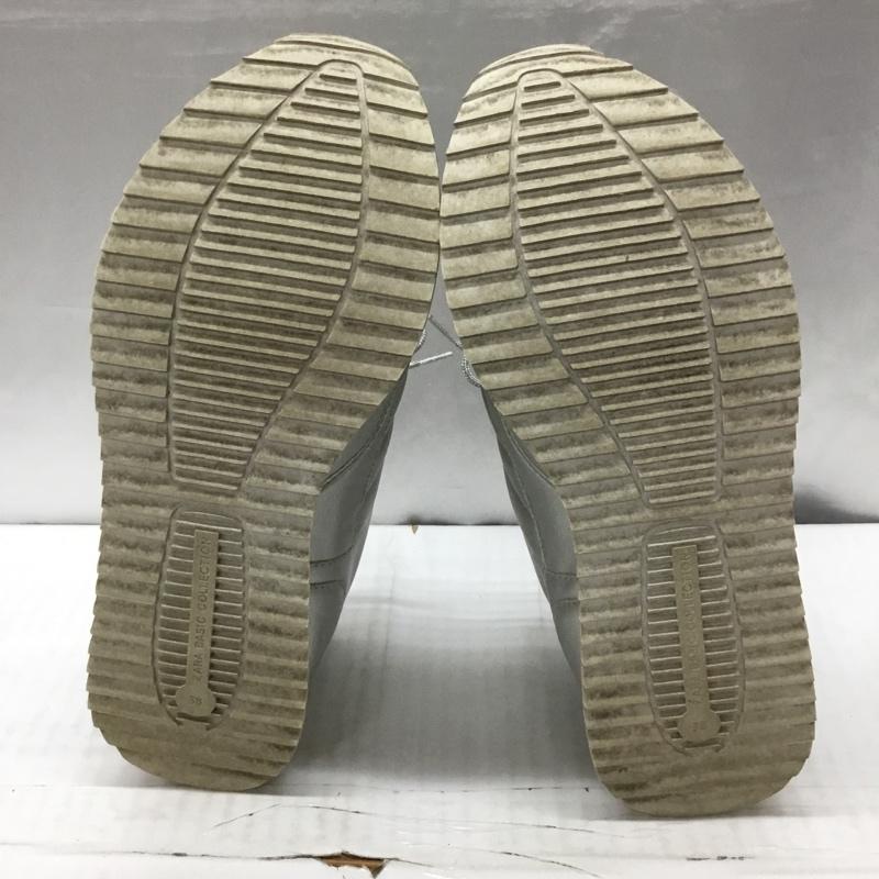 ザラ ZARA スニーカー スニーカー EU38 無地 銀 / シルバー /  レディース USED 古着 中古 10115049