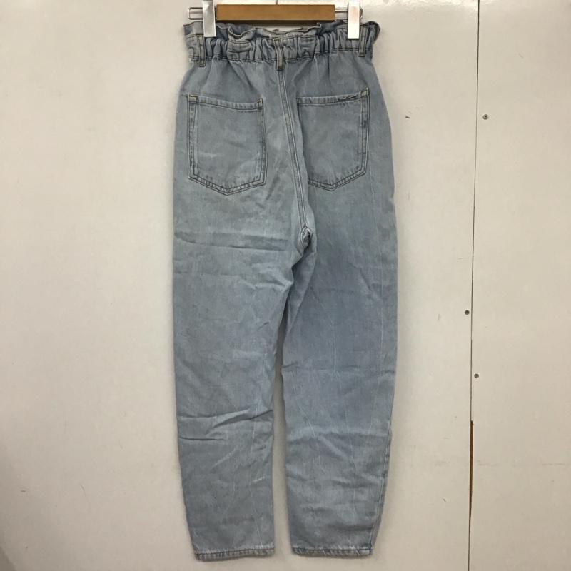 ザラ ZARA パンツ デニム、ジーンズ 34 無地 水色 / ライトブルー /  レディース USED 古着 中古 10139965