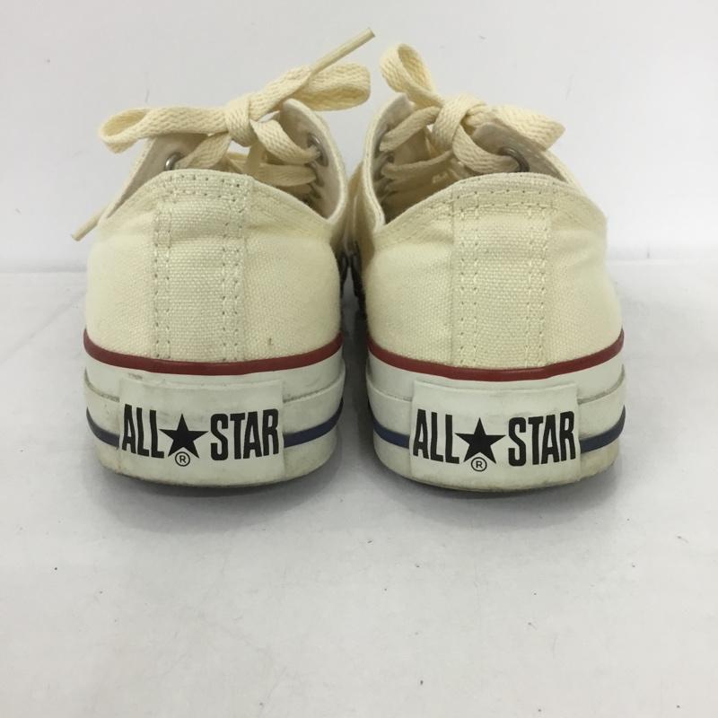 コンバース CONVERSE スニーカー スニーカー M9165 ALL STAR OX 24cm 24.0cm ロゴ、文字 アイボリー / アイボリー /  レディース USED 古着 中古 10133185