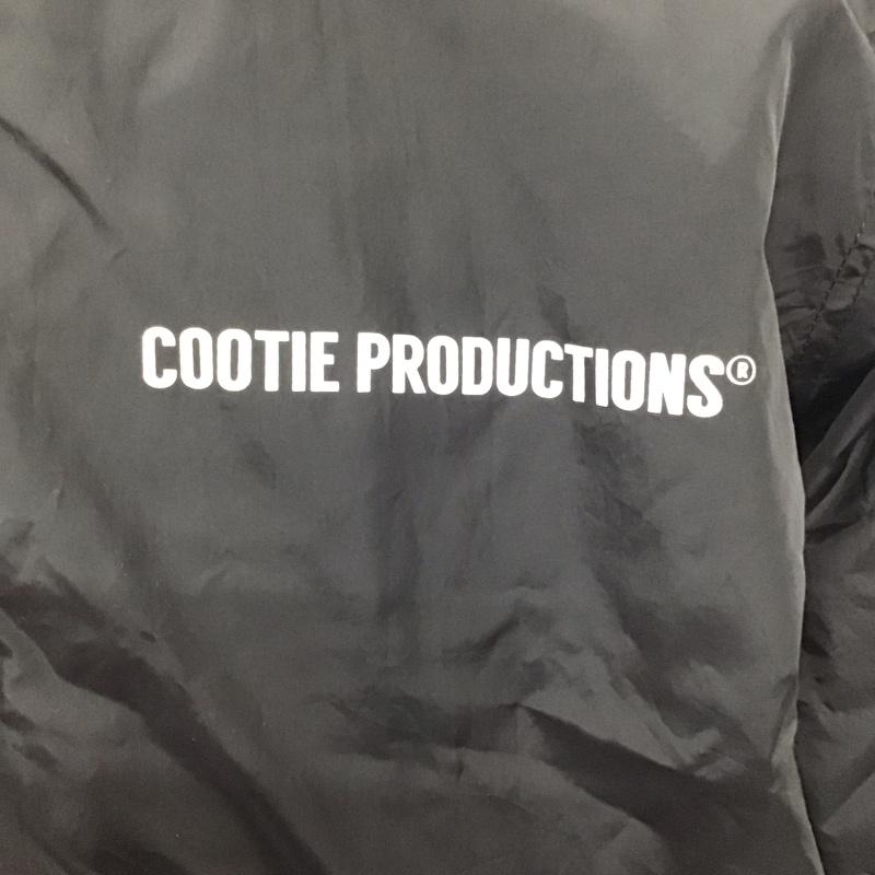 クーティープロダクションズ COOTIE PRODUCTIONS ジャケット、上着 ジャケット、ブレザー コーチジャケット ナイロンジャケット M ロゴ、文字 黒 / ブラック /  メンズ USED 古着 中古 10121298
