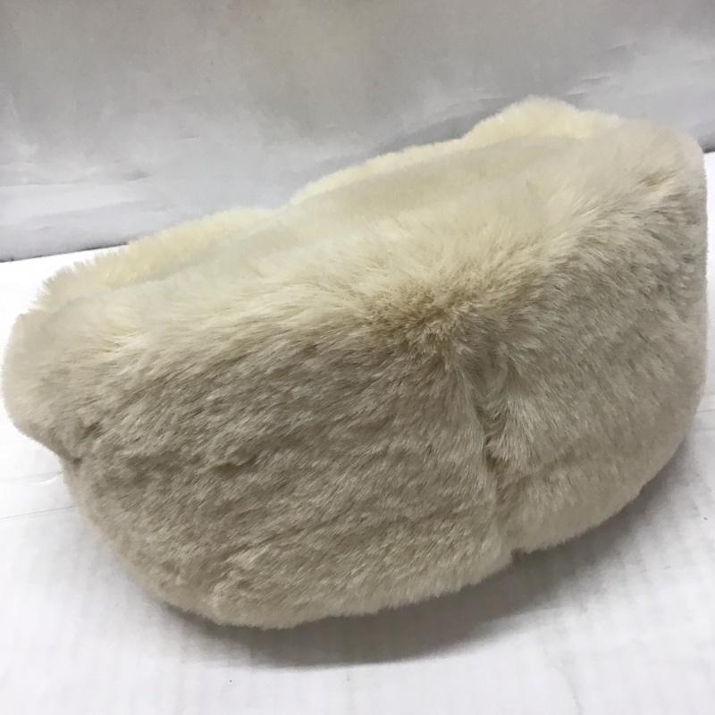 ザラ ZARA ハンドバッグ ハンドバッグ フェイクファー 無地 ベージュ / ベージュ /  レディース USED 古着 中古 10119358