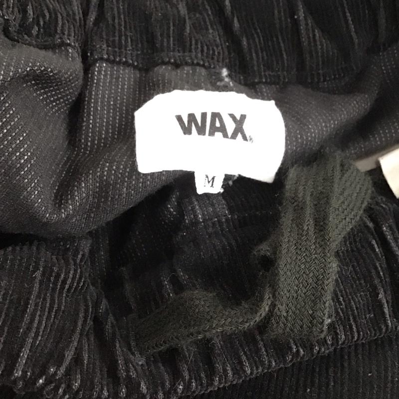 ワックス WAX パンツ ワークパンツ、ペインターパンツ コーデュロイパンツ ワイドパンツ カジュアルパンツ M 無地 黒 / ブラック /  メンズ USED 古着 中古 10149167