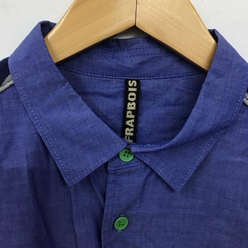 フラボア FRAPBOIS シャツ、ブラウス 長袖 長袖シャツ ボーダーシャツ カラーシャツ 3 ボーダー柄 マルチカラー / マルチカラー /  メンズ USED 古着 中古 10128778