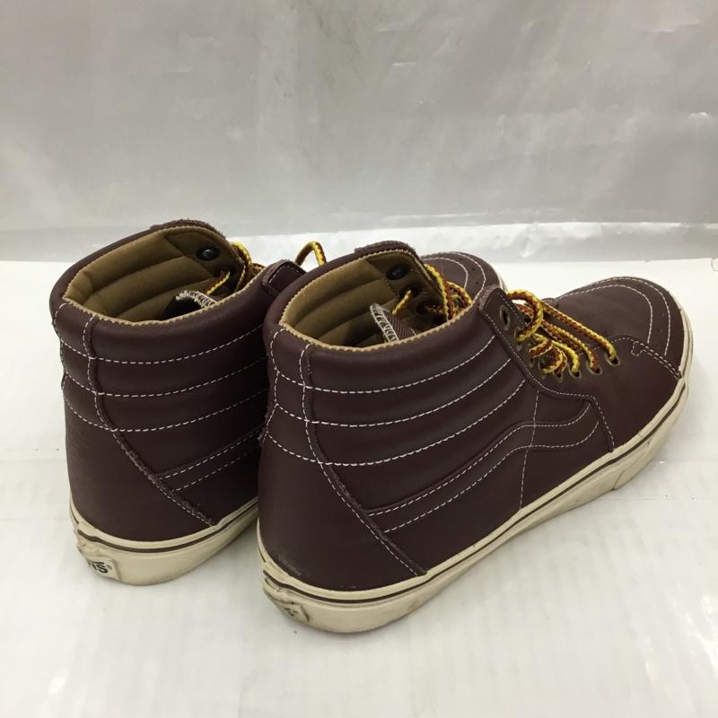 バンズ VANS スニーカー スニーカー レザー 26.5cm ハイカット 26.5cm 無地 茶 / ブラウン /  メンズ USED 古着 中古 10106027