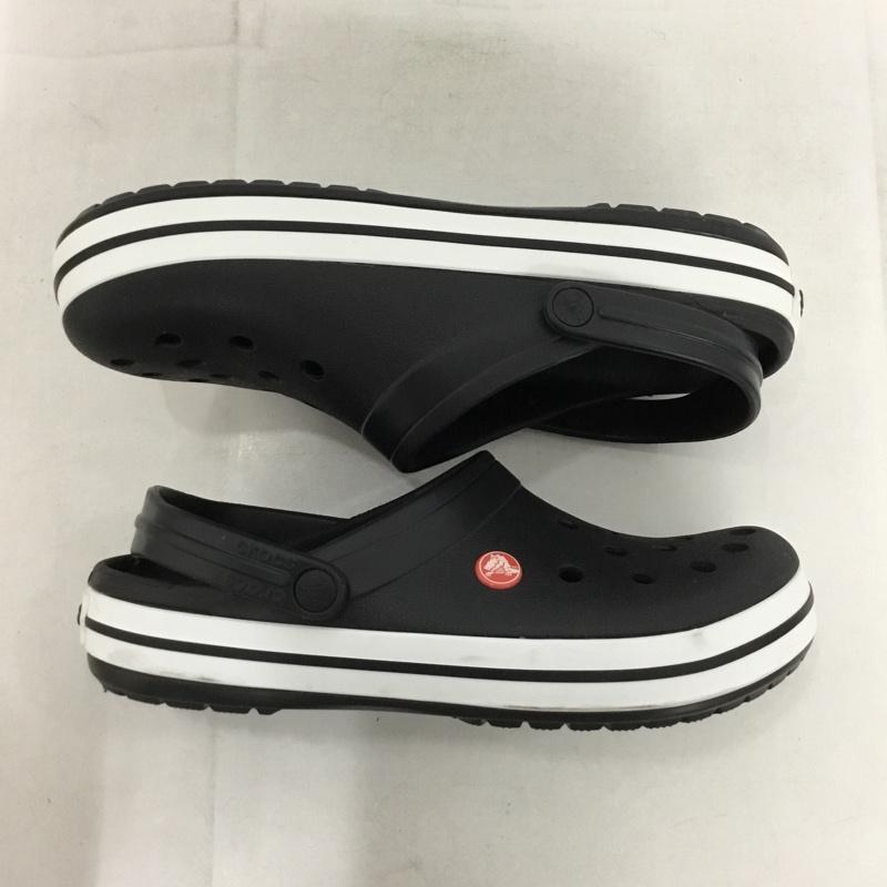クロックス crocs サンダル サンダル クロックバンド M8 ロゴ、文字 黒 / ブラック /  メンズ USED 古着 中古 10149226