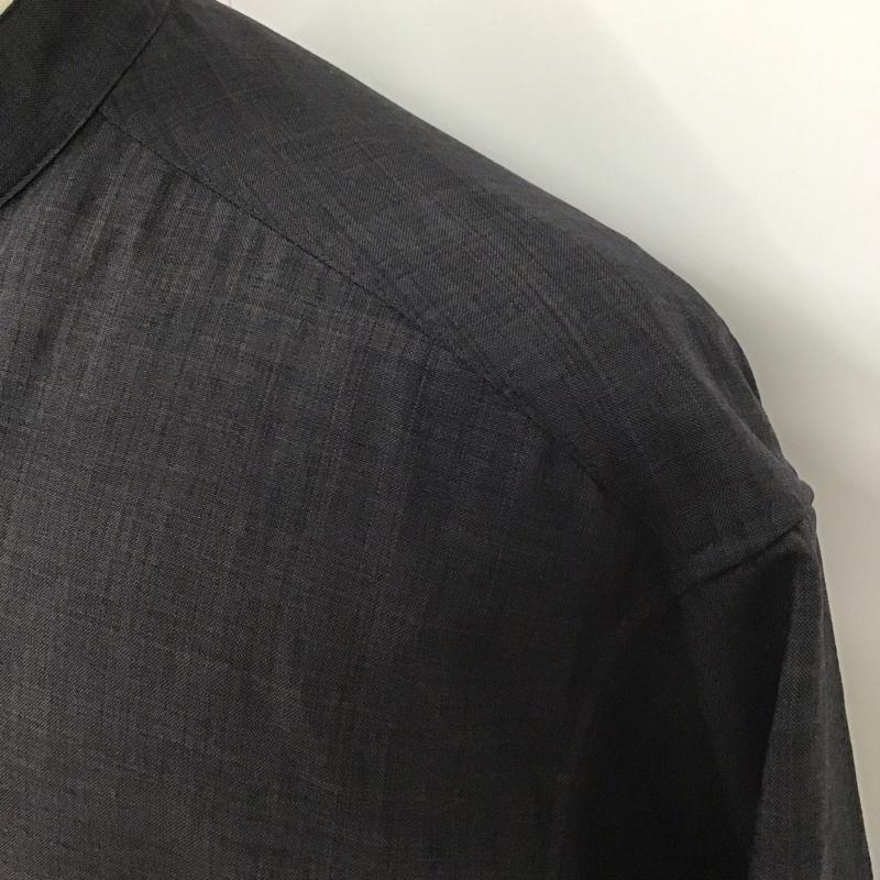レイジブルー RAGEBLUE シャツ、ブラウス 半袖 RB020516AD オーバーサイズ スタンドカラー L 無地 黒 / ブラック /  メンズ USED 古着 中古 10116792