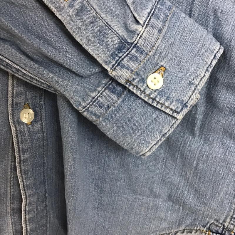 リーバイス Levi s シャツ、ブラウス 長袖 S 無地 水色 / ライトブルー /  メンズ USED 古着 中古 10130021