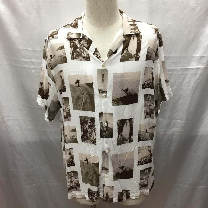 アズールバイマウジー AZUL BY MOUSSY シャツ、ブラウス 半袖 251eac30-062f SURFPHOTOSHIRT 半袖シャツ L プリント マルチカラー / マルチカラー /  メンズ USED 古着 中古 10115823