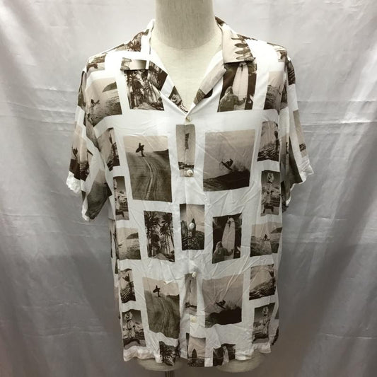 アズールバイマウジー AZUL BY MOUSSY シャツ、ブラウス 半袖 251eac30-062f SURFPHOTOSHIRT 半袖シャツ L プリント マルチカラー / マルチカラー /  メンズ USED 古着 中古 10115823