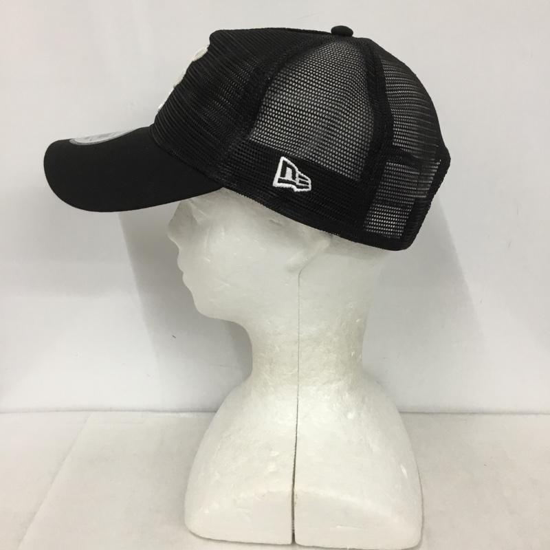 ニューエラ NEW ERA 帽子 キャップ メッシュキャップ クラシックロゴ ロゴ、文字 黒 / ブラック /  メンズ USED 古着 中古 10144299