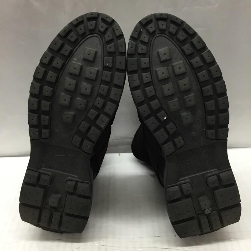 ナイキ NIKE ブーツ ショートブーツ 862513 004 24.5cm 箱有 ゴルカナ 24.5cm ワンポイント 黒 / ブラック /  レディース USED 古着 中古 10108851