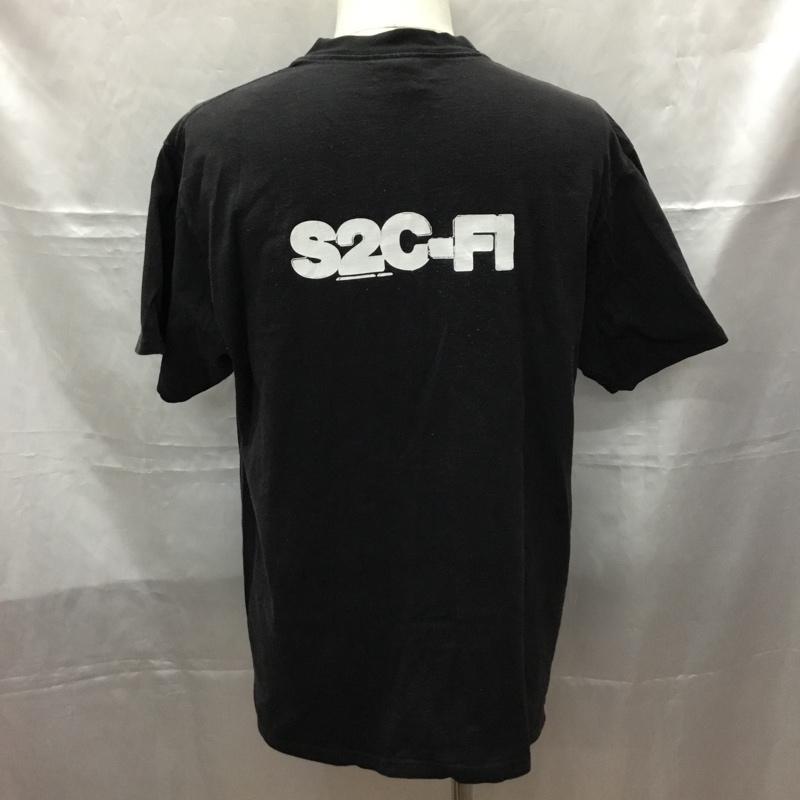 ステューシー STUSSY Tシャツ 半袖 L 無地 X プリント 黒 / ブラック /  メンズ USED 古着 中古 10108780