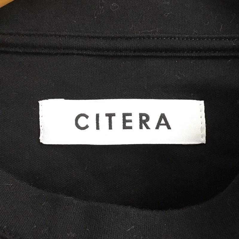 シテラ CITERA Tシャツ 長袖 XL 無地 黒 / ブラック /  メンズ USED 古着 中古 10143358