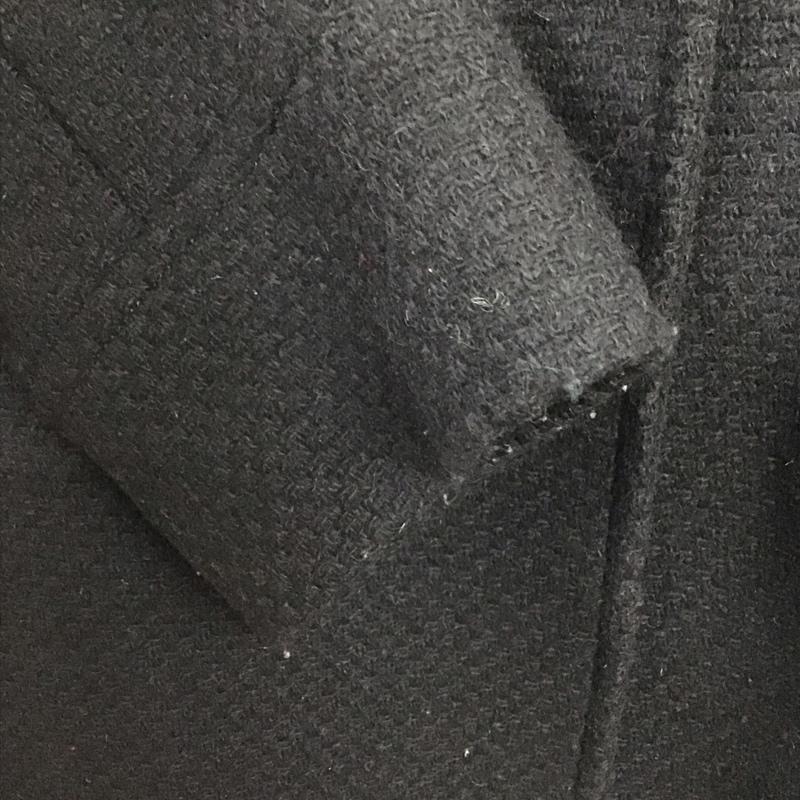 ナチュラルビューティーベーシック NATURAL BEAUTY BASIC コート コート一般 長袖ロングコート アウター カジュアルジャケット L 無地 黒 / ブラック /  レディース USED 古着 中古 10142663