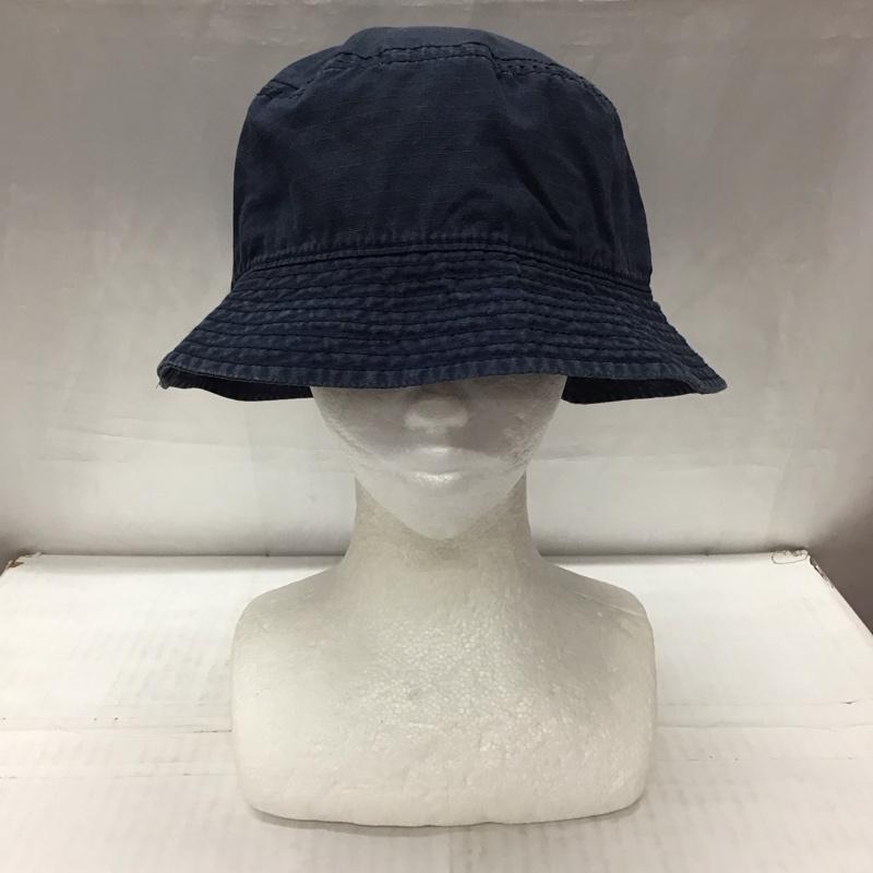 ナイジェルケーボン Nigel Cabourn 帽子 ハット LYBRO コットン バケットハット 無地 紺 / ネイビー /  メンズ USED 古着 中古 10111787