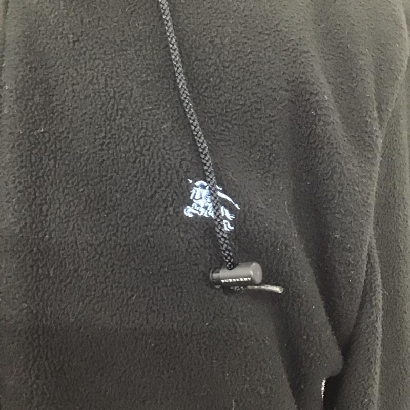 バーバリーブラックレーベル BURBERRY BLACK LABEL ジャケット、上着 ジャンパー、ブルゾン ジップアップジャケット ジャンパー フリースジャケット カジュアルジャケット アウター 2 ロゴ、文字 黒 / ブラック /  メンズ USED 古着 中古 10107692