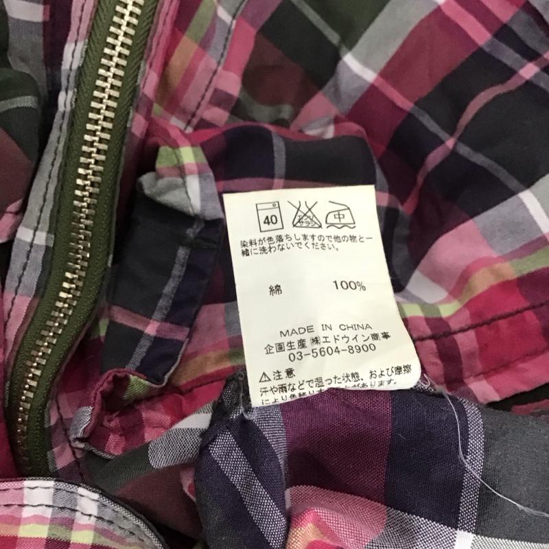 リー Lee シャツ、ブラウス 長袖 ジップアップシャツ チェックシャツ 長袖シャツ カラージャケット L チェック マルチカラー / マルチカラー /  メンズ USED 古着 中古 10107675