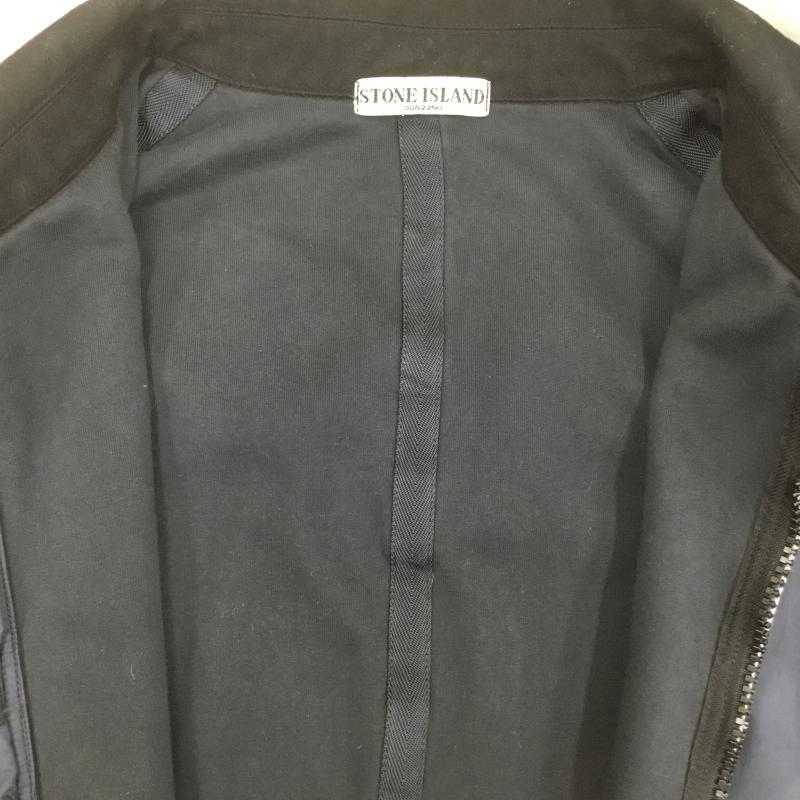 ストーンアイランド STONE ISLAND ジャケット、上着 ジャケット、ブレザー XXL 無地 紺 / ネイビー / X 黒 / ブラック /  メンズ USED 古着 中古 10118732
