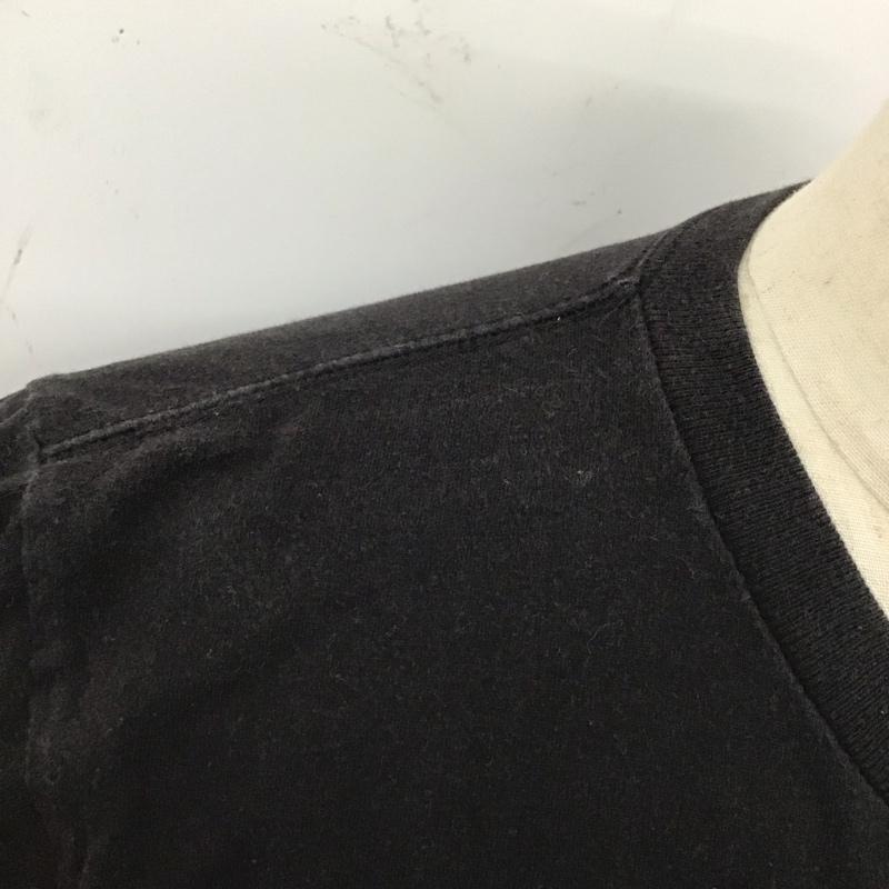ステューシー STUSSY Tシャツ 半袖 半袖カットソー プリントTシャツ クルーネックカットソー S ロゴ、文字 黒 / ブラック /  メンズ USED 古着 中古 10119529