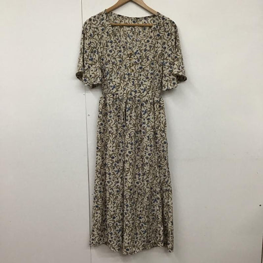 チャオパニック CIAOPANIC ワンピース ロングスカート 半袖 Vネック FREE 花柄 マルチカラー / マルチカラー /  レディース USED 古着 中古 10130435