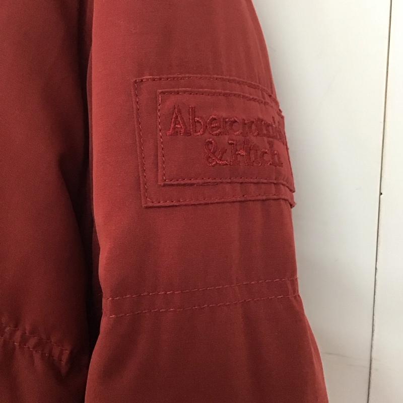 アバクロンビーアンドフィッチ ABERCROMBIE&FITCH ジャケット、上着 ジャンパー、ブルゾン ジップアップジャケット ダウンジャケット アウター M 無地 えんじ / ワインレッド /  メンズ USED 古着 中古 10132396