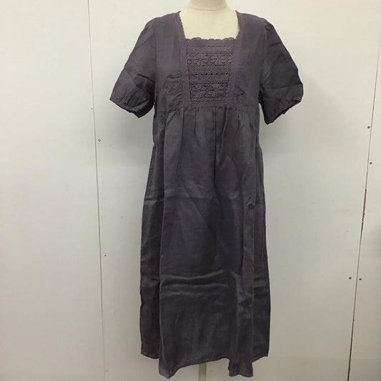 サマンサモスモス Samansa Mos2 ワンピース ロングスカート 70-1100270 半袖 M 無地 紺 / ネイビー /  レディース USED 古着 中古 10112635