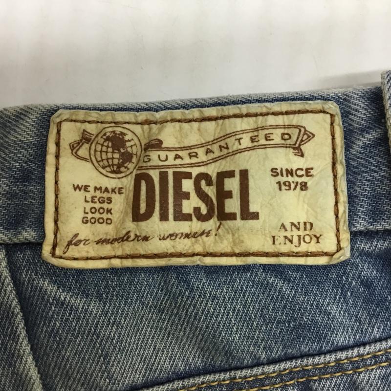 ディーゼル DIESEL パンツ デニム、ジーンズ FLAIRLEGG 0888Z ワイドパンツ W24L32 無地 青 / ブルー /  レディース USED 古着 中古 10099567