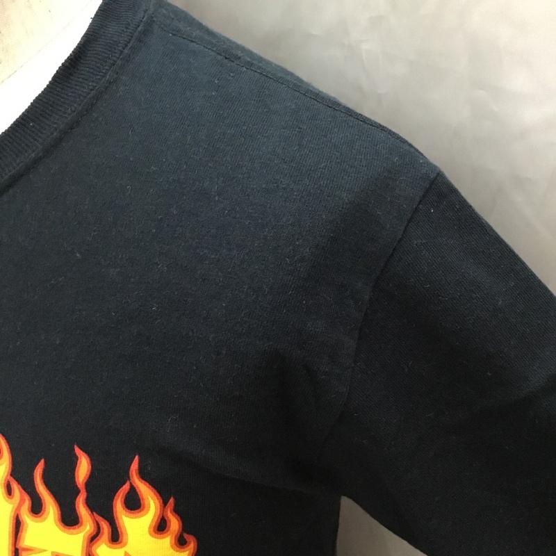 スラッシャー THRASHER Tシャツ 半袖 S ロゴ、文字 黒 / ブラック /  メンズ USED 古着 中古 10112735