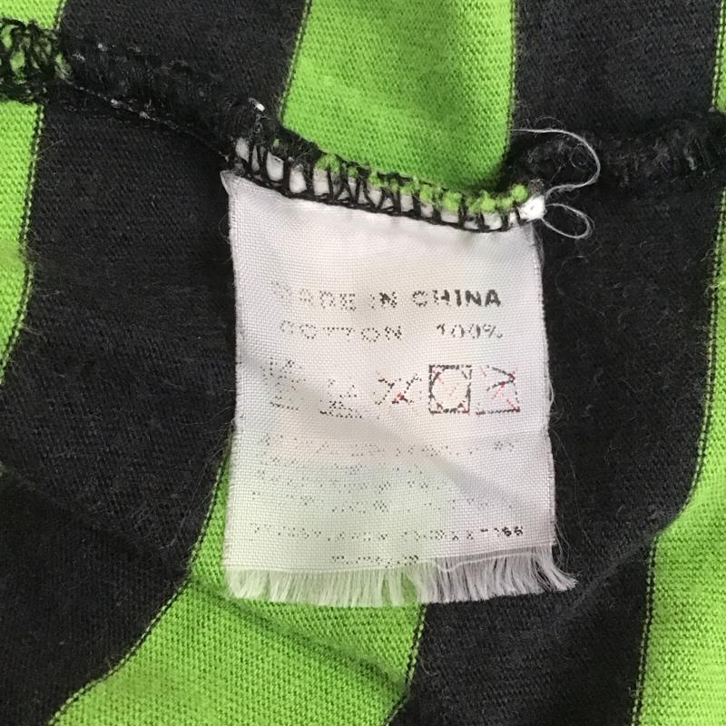 ステューシー STUSSY カットソー 長袖 長袖カットソー ボーダー長袖カットソー クルーネックカットソー M ボーダー柄 緑 / グリーン / X 紺 / ネイビー /  メンズ USED 古着 中古 10107126