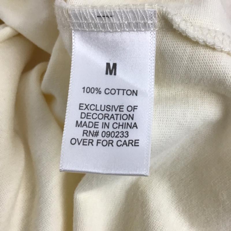 エッセンシャルズ ESSENTIALS Tシャツ 半袖 M ロゴ、文字 アイボリー / アイボリー /  メンズ USED 古着 中古 10128689