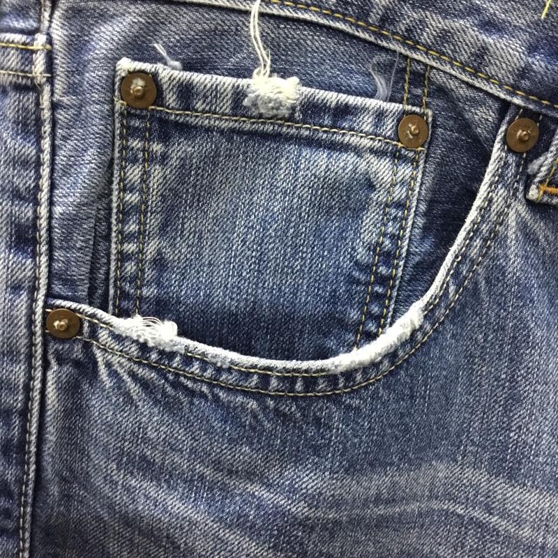 リーバイストラウスアンドコー Levi Strauss & co. パンツ ショートパンツ ショートパンツ ハーフパンツ カジュアルパンツ デニムショートパンツ 36 無地 インディゴ / インディゴ /  メンズ USED 古着 中古 10108730