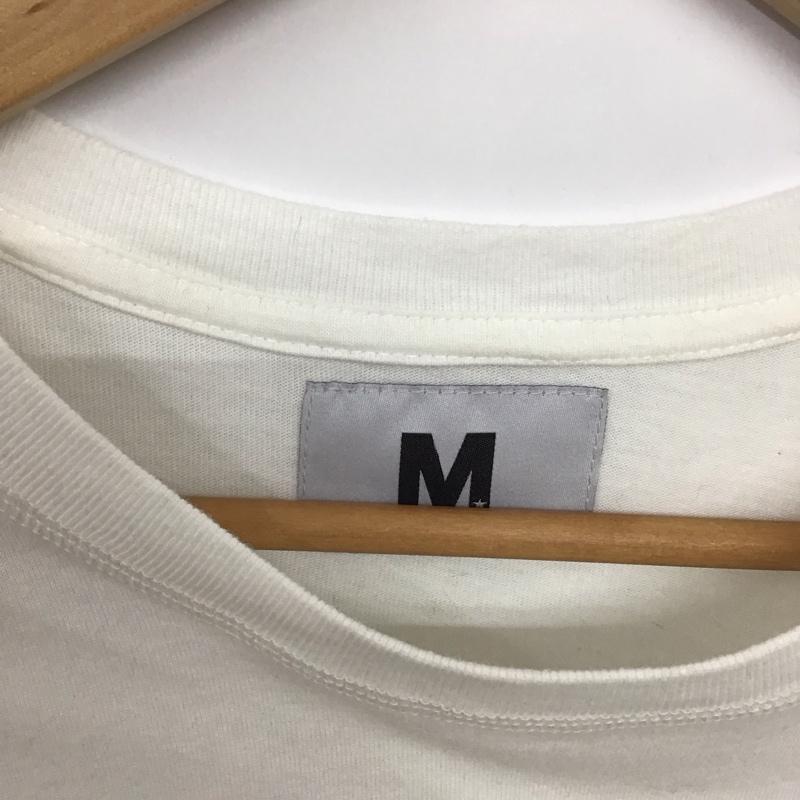 エム M Tシャツ 半袖 L プリント X ロゴ、文字 白 / ホワイト /  メンズ USED 古着 中古 10138212