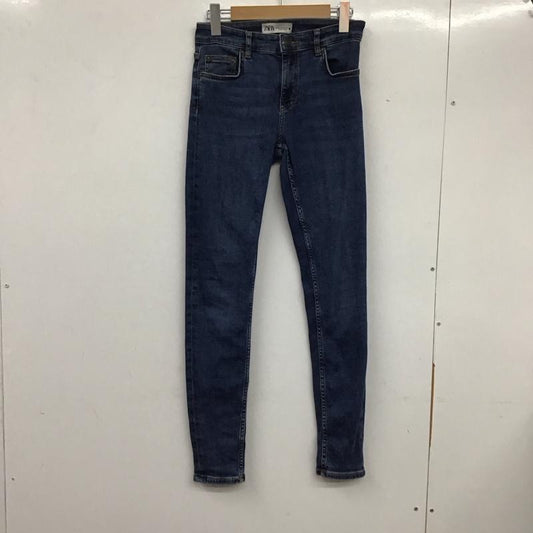 ザラ ZARA パンツ デニム、ジーンズ 6840 293 400 スキニー 36 無地 青 / ブルー /  レディース USED 古着 中古 10133746