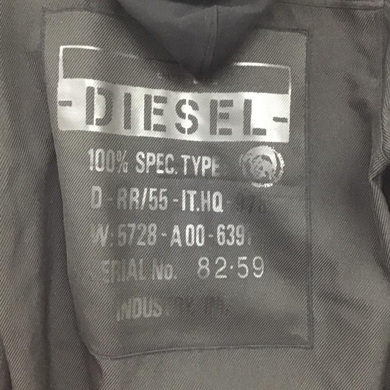 ディーゼル DIESEL ジャケット、上着 ジャケット、ブレザー 長袖パーカージャケット アウター 前ボタン L 無地 黒 / ブラック /  メンズ USED 古着 中古 10140827