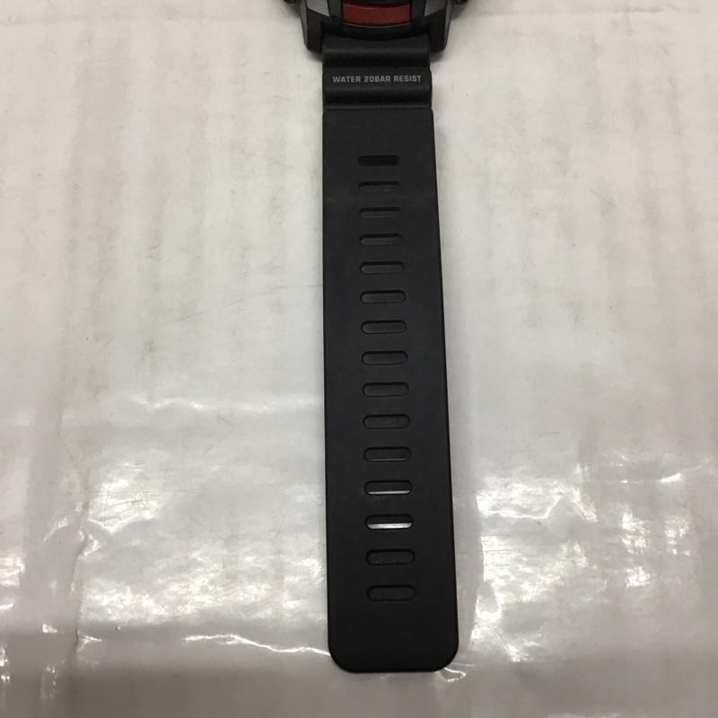 プロトレック PRO TREK 腕時計 アナログ（クォーツ式） PRT-B70 フィッシングタイマー Bluetooth 防水 箱有 ロゴ、文字 黒 / ブラック /  メンズ USED 古着 中古 10116449