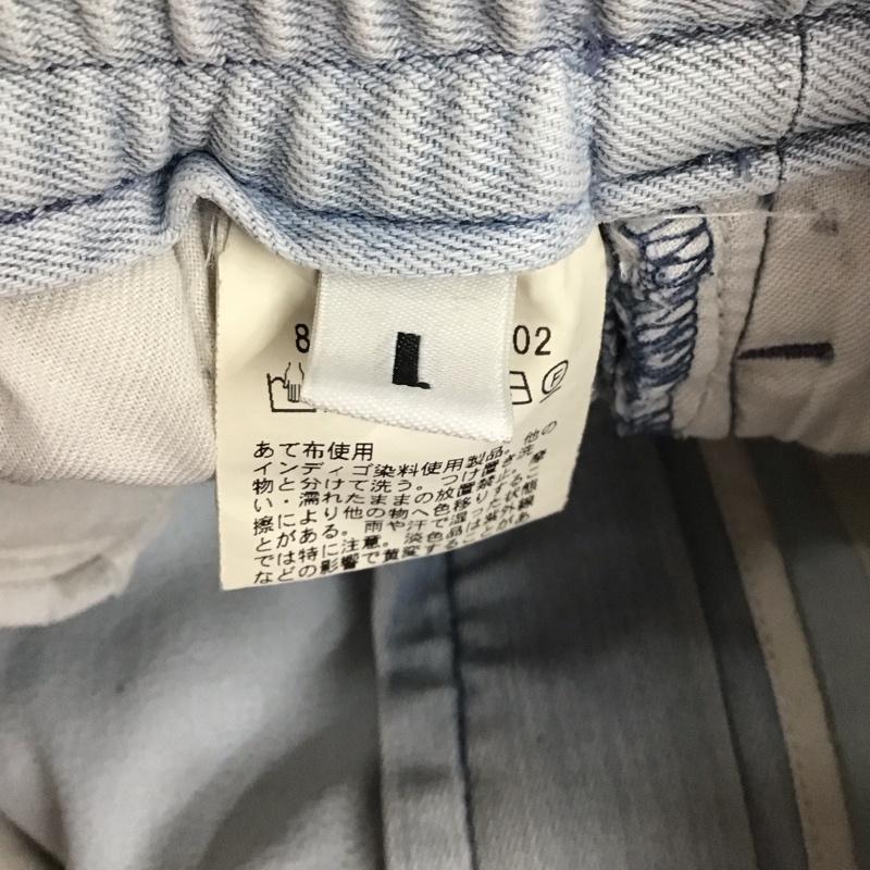 モンキータイム MONKEY TIME パンツ デニム、ジーンズ 8314-173-0202 ストレッチバイカーデニムジョガーパンツ スリムパンツ L 無地 水色 / ライトブルー /  メンズ USED 古着 中古 10109830