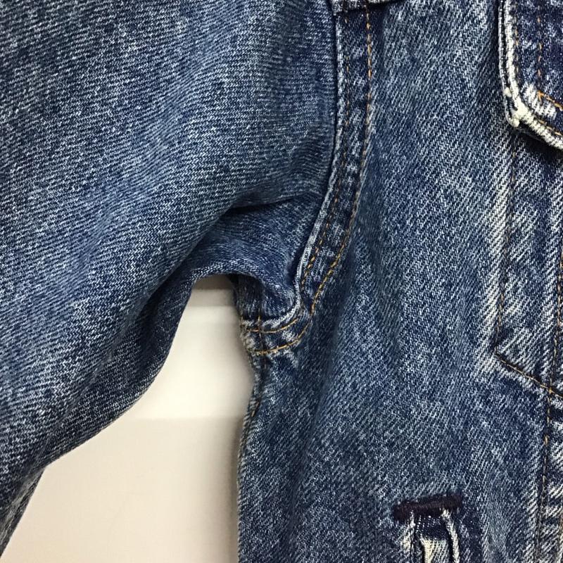 リーバイス Levi s ジャケット、上着 ジャケット、ブレザー デニムジャケット Gジャン M 無地 インディゴ / インディゴ /  レディース USED 古着 中古 10129630