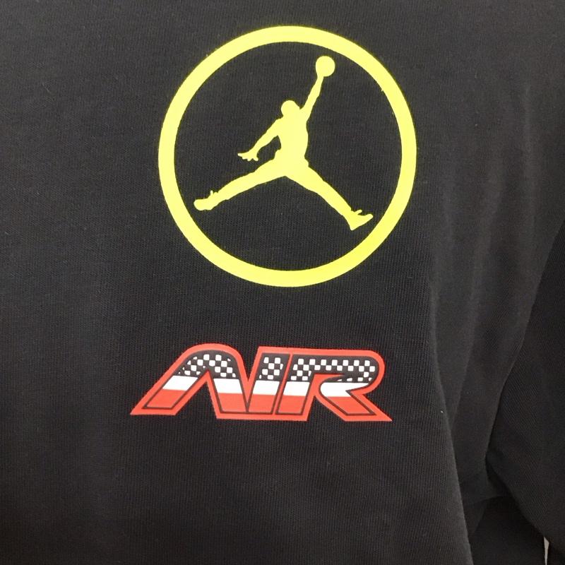 エアジョーダン AIR JORDAN Tシャツ 半袖 CV2994-010 クルーネック バックプリント XL ロゴ、文字 黒 / ブラック /  メンズ USED 古着 中古 10114625