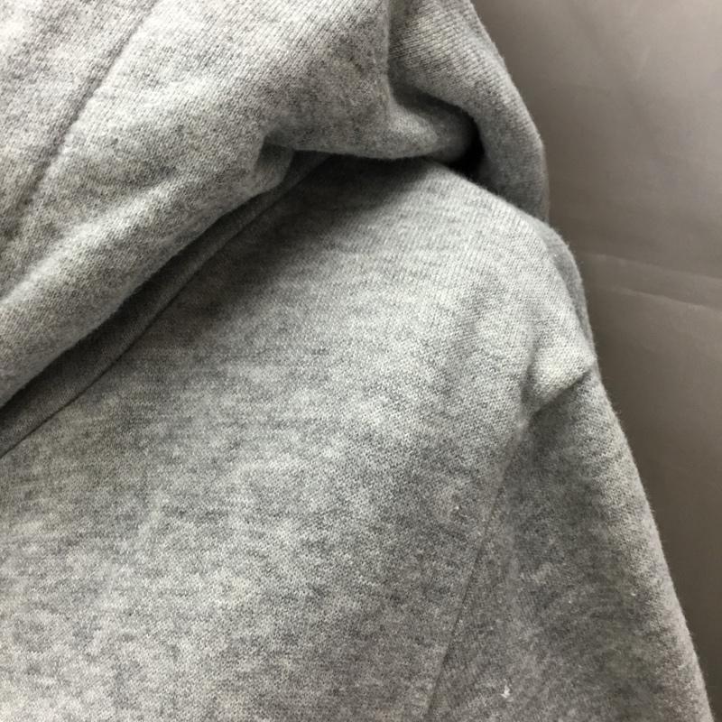 ミルクフェド MILKFED. ワンピース ロングスカート 0344908 パーカーワンピース 長袖スウェットワンピース M ロゴ、文字 灰 / グレー /  レディース USED 古着 中古 10112233