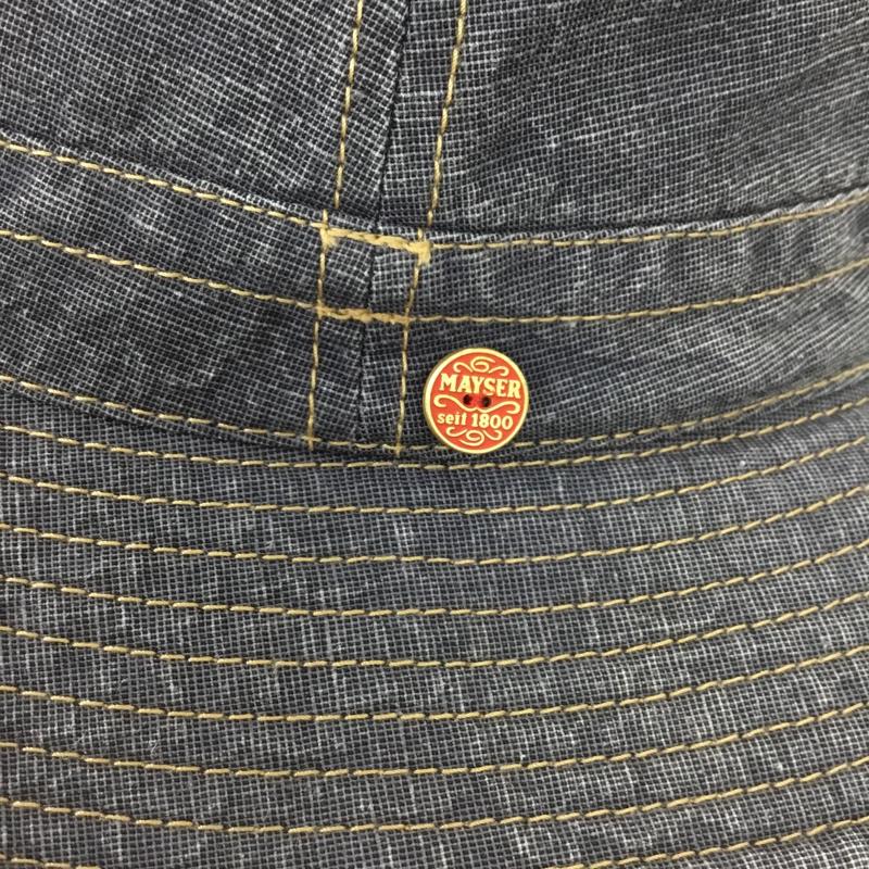 マイザー MAYSER 帽子 ハット 1317871 ワンポイント 紺 / ネイビー /  メンズ USED 古着 中古 10109918
