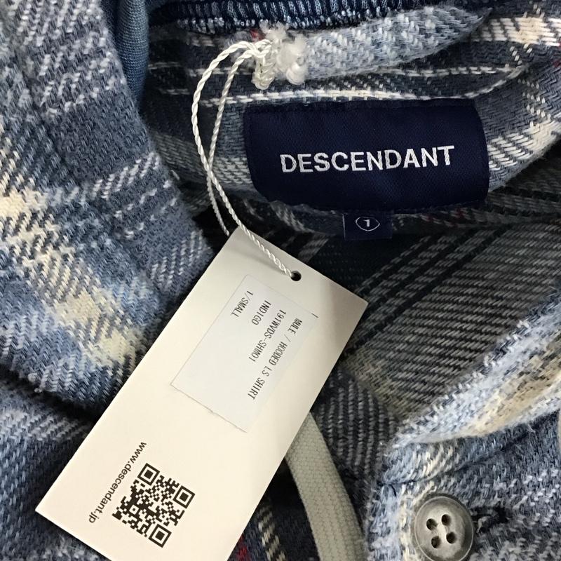 ディセンダント DESCENDANT シャツ、ブラウス 長袖 長袖シャツ チェックシャツ フード付き 1 チェック マルチカラー / マルチカラー /  メンズ USED 古着 中古 10127663