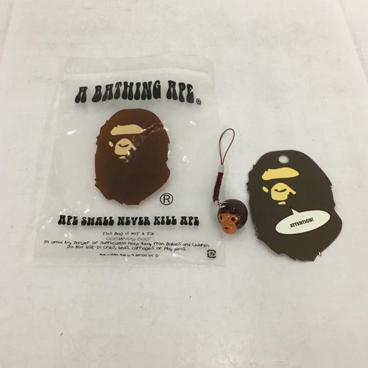 アベイシングエイプ A BATHING APE キーホルダー キーホルダー 鈴ストラップ マイロ キャラクター 茶 / ブラウン /  メンズ USED 古着 中古 10137921