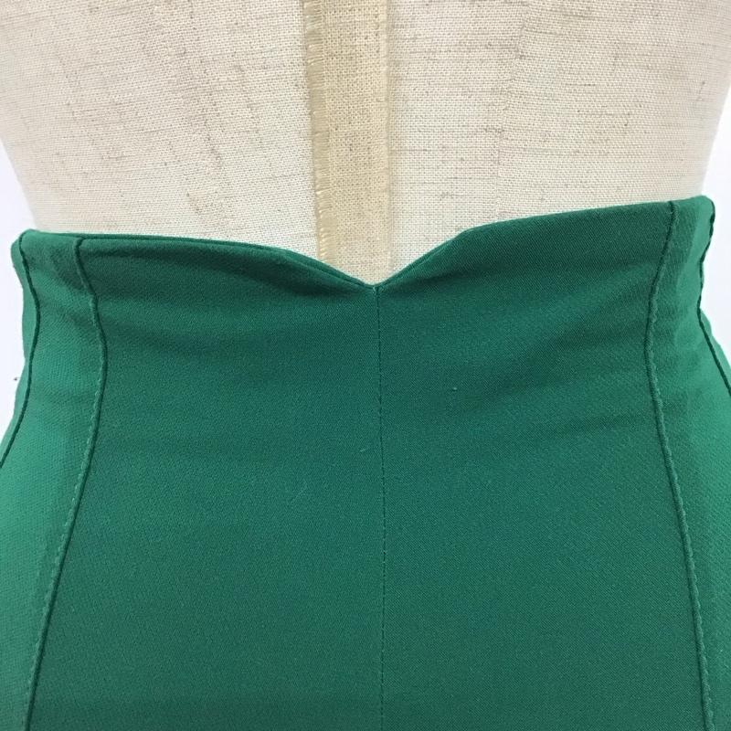 ザラ ZARA パンツ スラックス ハイウエスト XS 無地 緑 / グリーン /  レディース USED 古着 中古 10116696