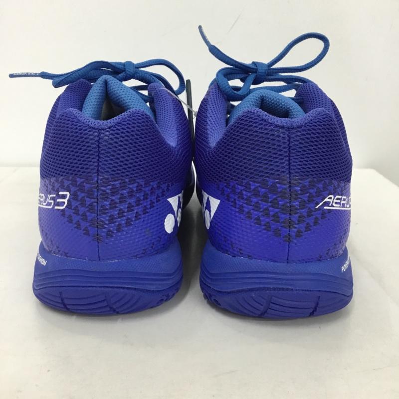 ヨネックス YONEX スニーカー スニーカー SHBA3M パワークッション エアラス3メン バドミントンシューズ 25.5cm 箱有 25.5cm ロゴ、文字 青 / ブルー /  メンズ USED 古着 中古 10147950
